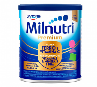 Composto Lácteo Milnutri Premium 800g, Danone Nutricia, Idade Pré Escolar