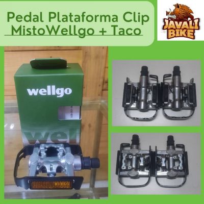 Pedal plataforma clip misto wellgo +taco